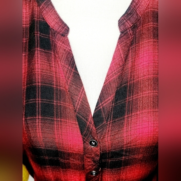 Knox Rose Buffalo Shirt Dress - Picture 2 of 7